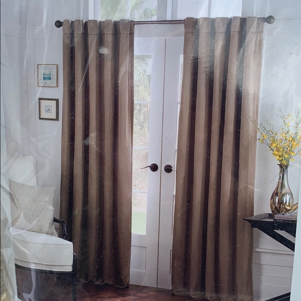 Havana one Rod Pocket Back Tab Panel Curtain(s)